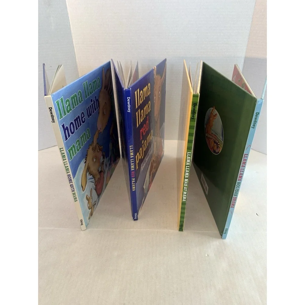 Llama Llama Anna Dewdney Hard Cover Books Red Pajama Holiday Drama Home/Mad Mama
